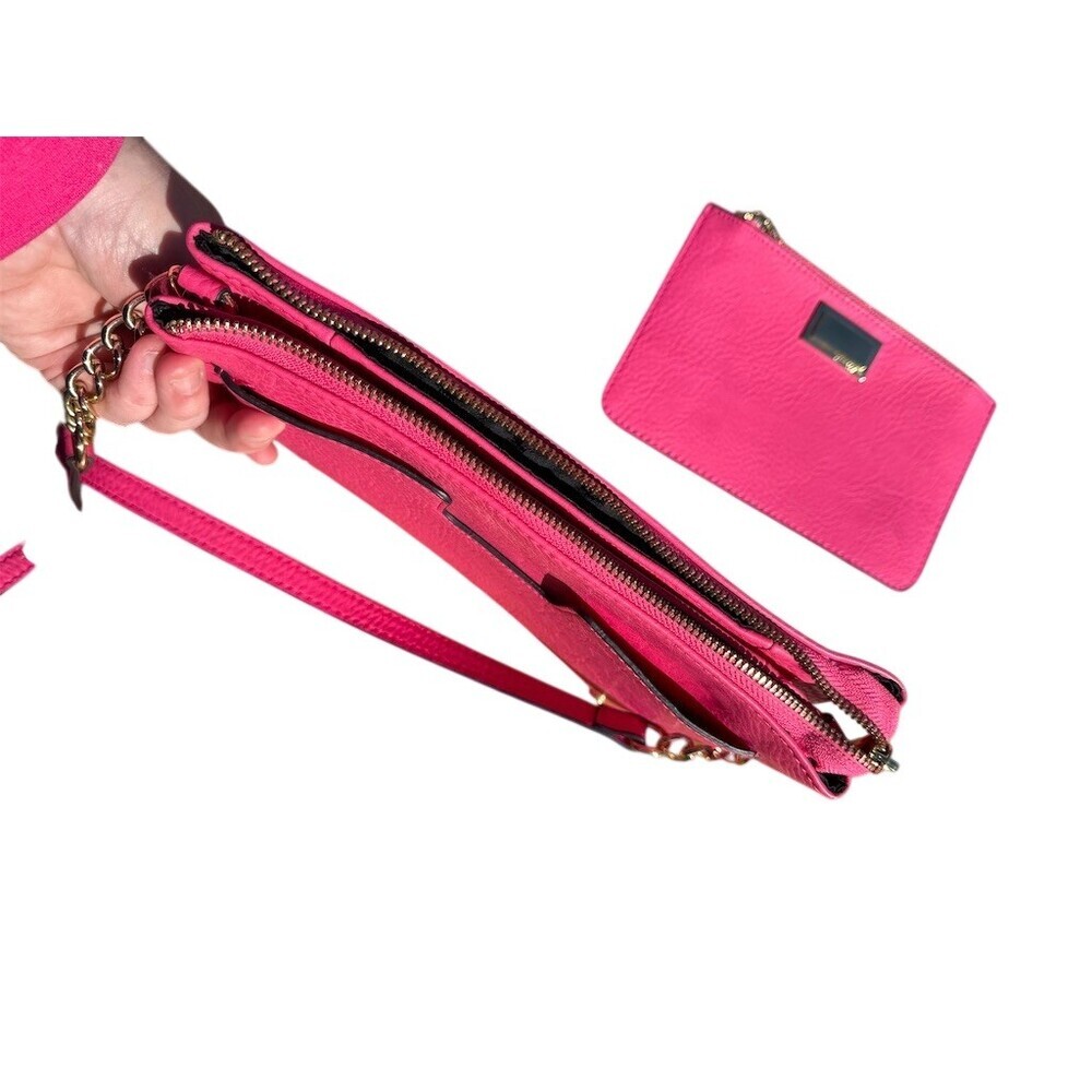 Juicy Couture Crossbody Bag Small Hot Pink With Wristlet - Picture 6 of 8